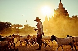 Những bức ảnh huyền ảo về đất phật Myanmar