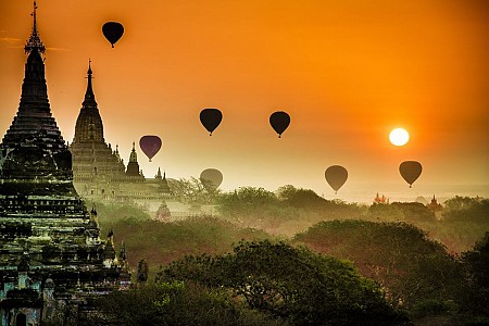 Bagan - thành phố cổ ở Myanmar
