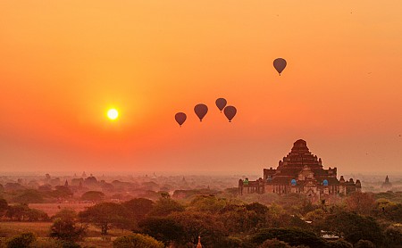 Khám Phá Bình Minh Huyền Ảo Nơi Thánh Địa Bagan