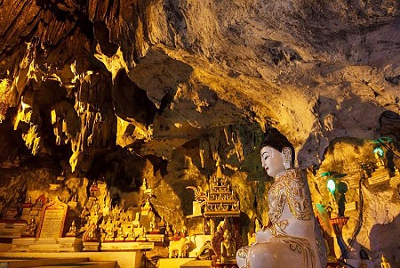 Trải nghiệm thú vị khi ở hang động Pindaya của Myanmar