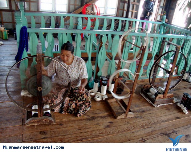 Tuyệt phẩm lụa tơ sen cao cấp của Myanmar - Ảnh 4