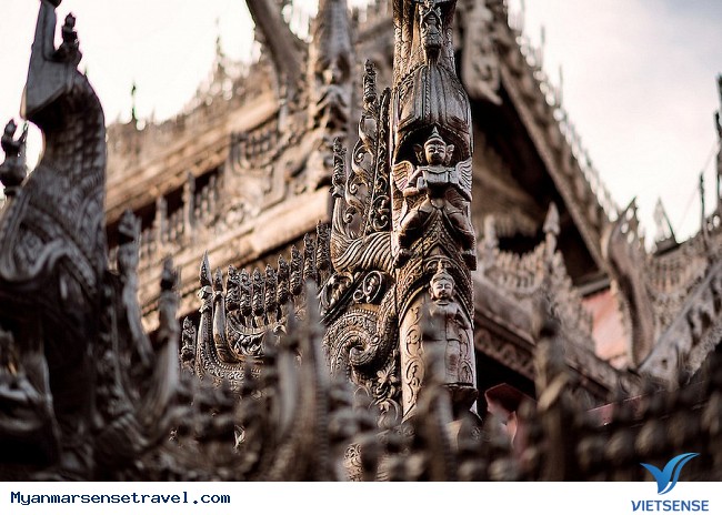 Khám phá Shwenandaw – ngôi chùa hay tu viện gỗ tếch độc nhất tại Myanmar - Ảnh 7 Khám phá Shwenandaw – ngôi chùa hay tu viện gỗ tếch độc nhất tại Myanmar - Ảnh 7