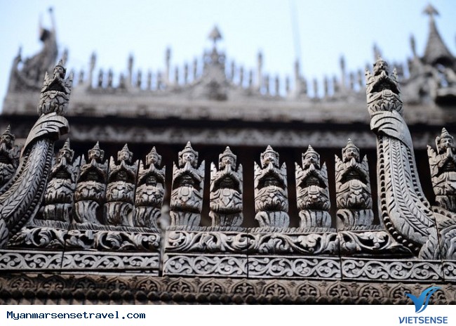 Khám phá Shwenandaw – ngôi chùa hay tu viện gỗ tếch độc nhất tại Myanmar - Ảnh 5 Khám phá Shwenandaw – ngôi chùa hay tu viện gỗ tếch độc nhất tại Myanmar - Ảnh 5