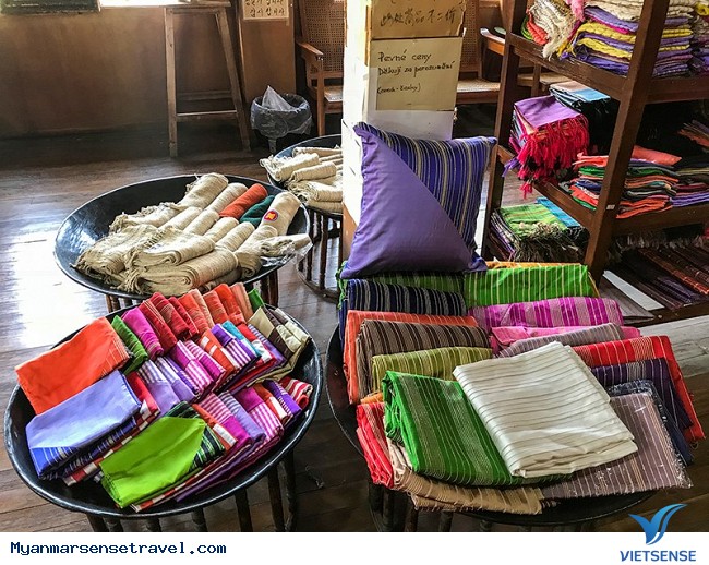 Tuyệt phẩm lụa tơ sen cao cấp của Myanmar - Ảnh 3