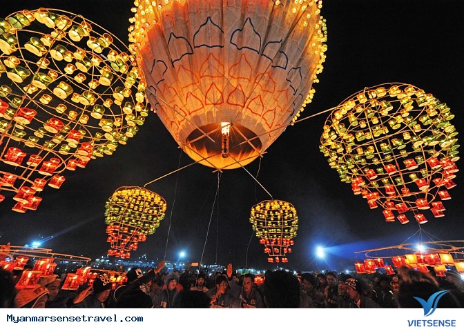Taunggyi Tazaungdaing - Lễ hội khinh khí cầu lửa ở Myanmar - Ảnh 2 Taunggyi Tazaungdaing - Lễ hội khinh khí cầu lửa ở Myanmar - Ảnh 2