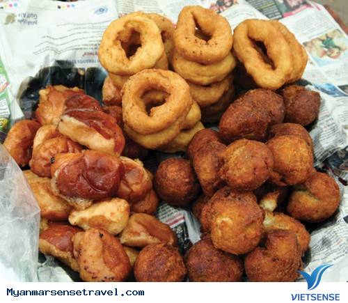 Du lịch Myanmar - Đồ chiên Myanmar
