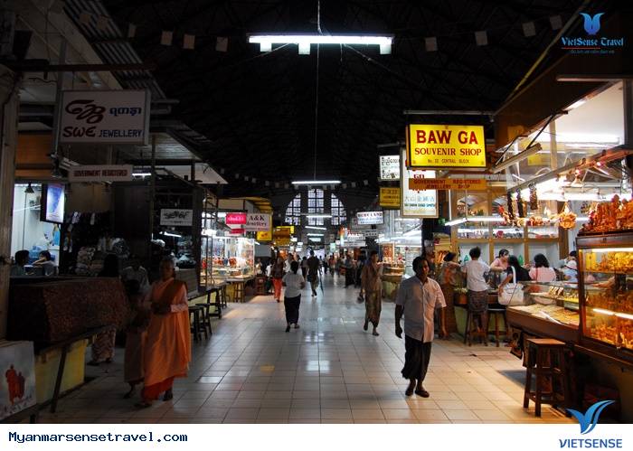 Nét bình dị của chợ Myanmar