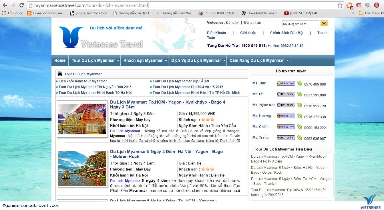 Giới thiệu về Trang Website myanmarsensetravel.com - Ảnh 1 Giới thiệu về Trang Website myanmarsensetravel.com - Ảnh 1