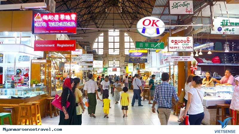 Mua sắm tại chợ Bogyoke Aung San - Ảnh 2