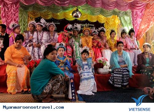 Lễ xuất gia độc đáo của người Myanmar