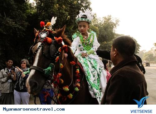 Lễ xuất gia độc đáo của người Myanmar - Ảnh 2