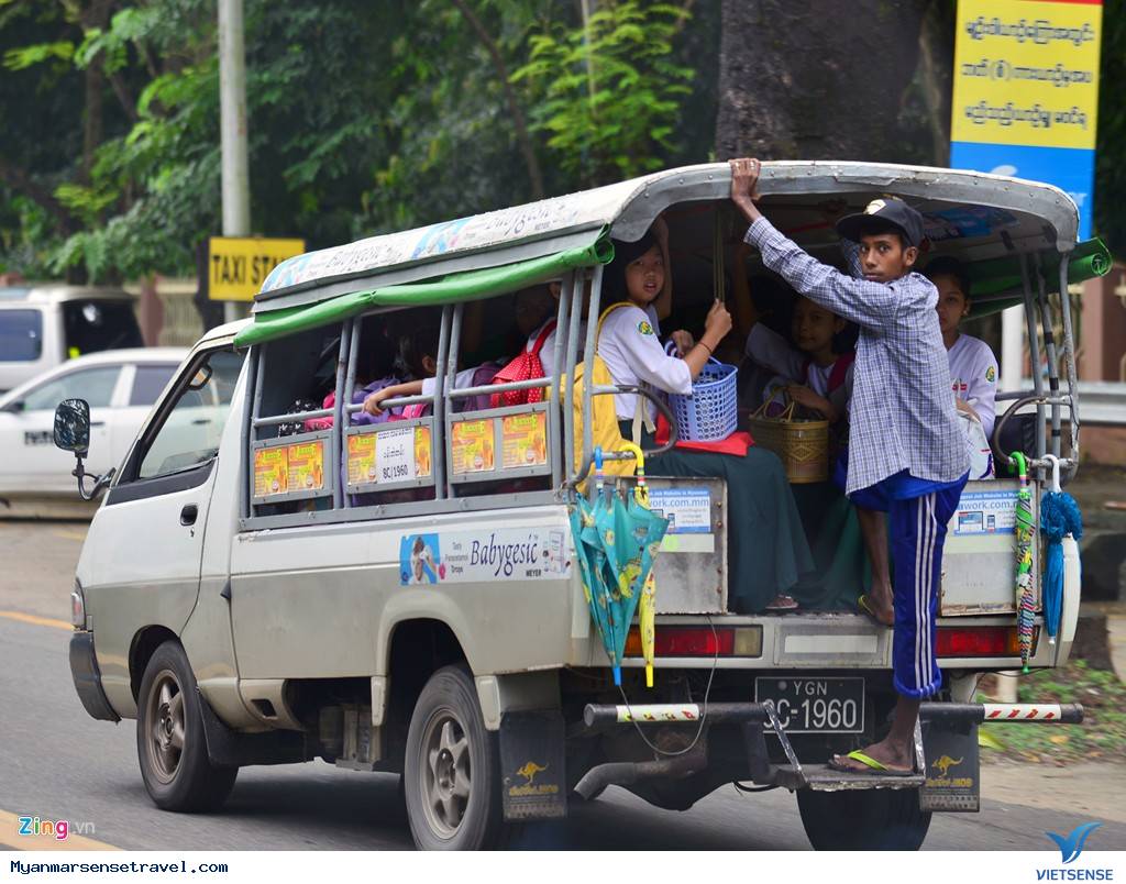 Những Hình Ảnh Về Hệ Thống Giao Thông Khác Biệt Tại Myanmar - Ảnh 4 Những Hình Ảnh Về Hệ Thống Giao Thông Khác Biệt Tại Myanmar - Ảnh 4